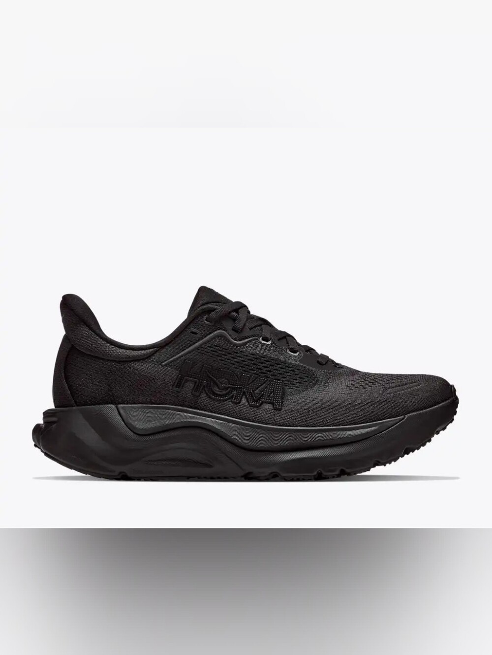Hoka Women Arahi All-Black Performance Running Sneaker 6.5